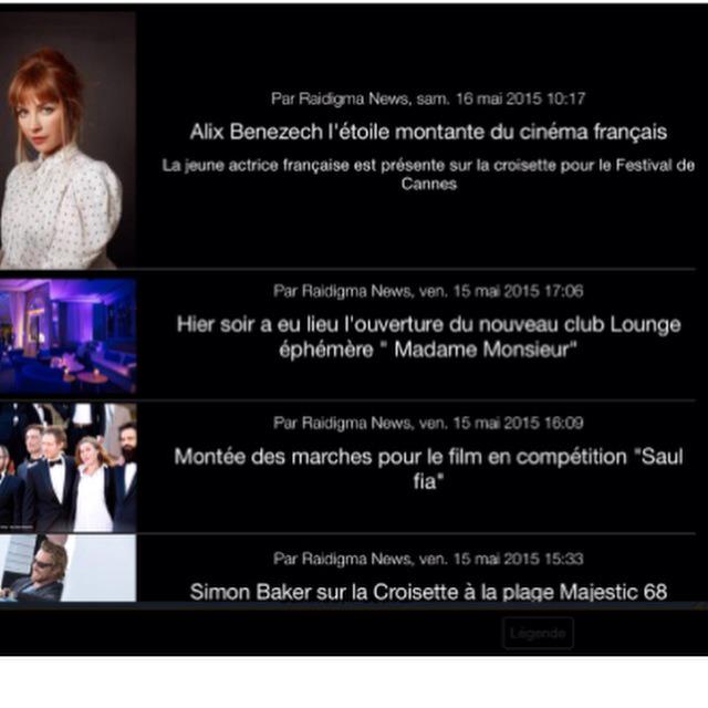 alixbenezech's tweet photo. OMG ๐ #merci @Festival_Cannes @pierrelescure #raidigma #appli #vip @KasiaKozinski http://t.co/0ckNY5t76D