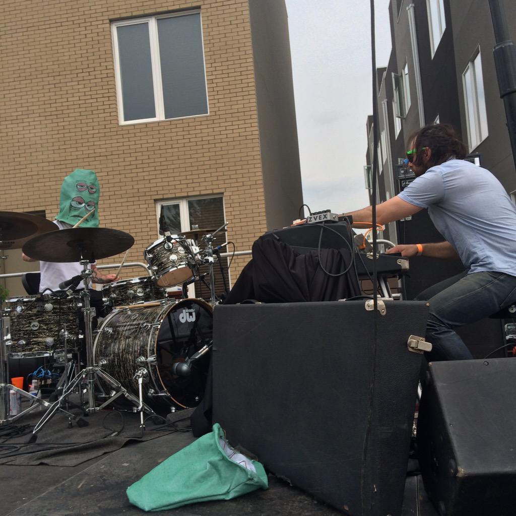 EKNAarts's tweet photo. .@AirIsHuman on stage with some incredible sound! Come check them out! http://t.co/XArpdRmI7I