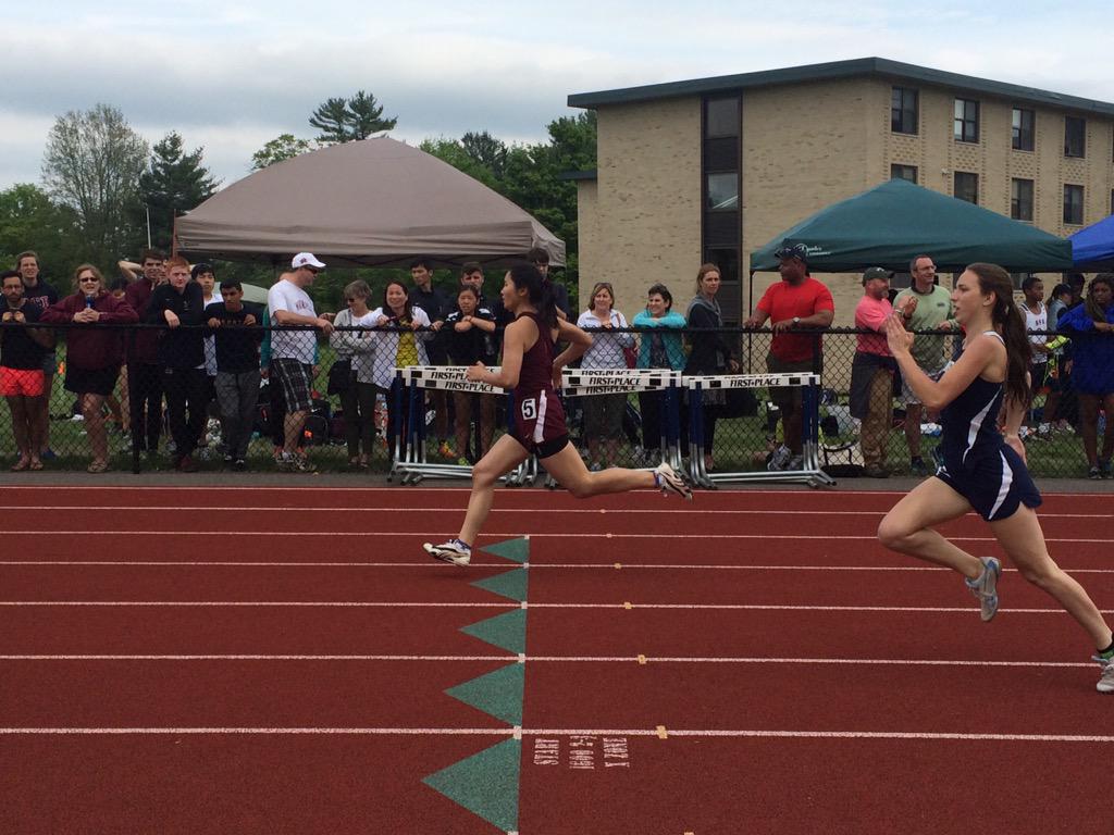 _dicicco's tweet photo. 200m runners Chance and Heloise left it all on the track at the DIII New England NEPSTA Championships! @m_prep http://t.co/qd8BNOshir