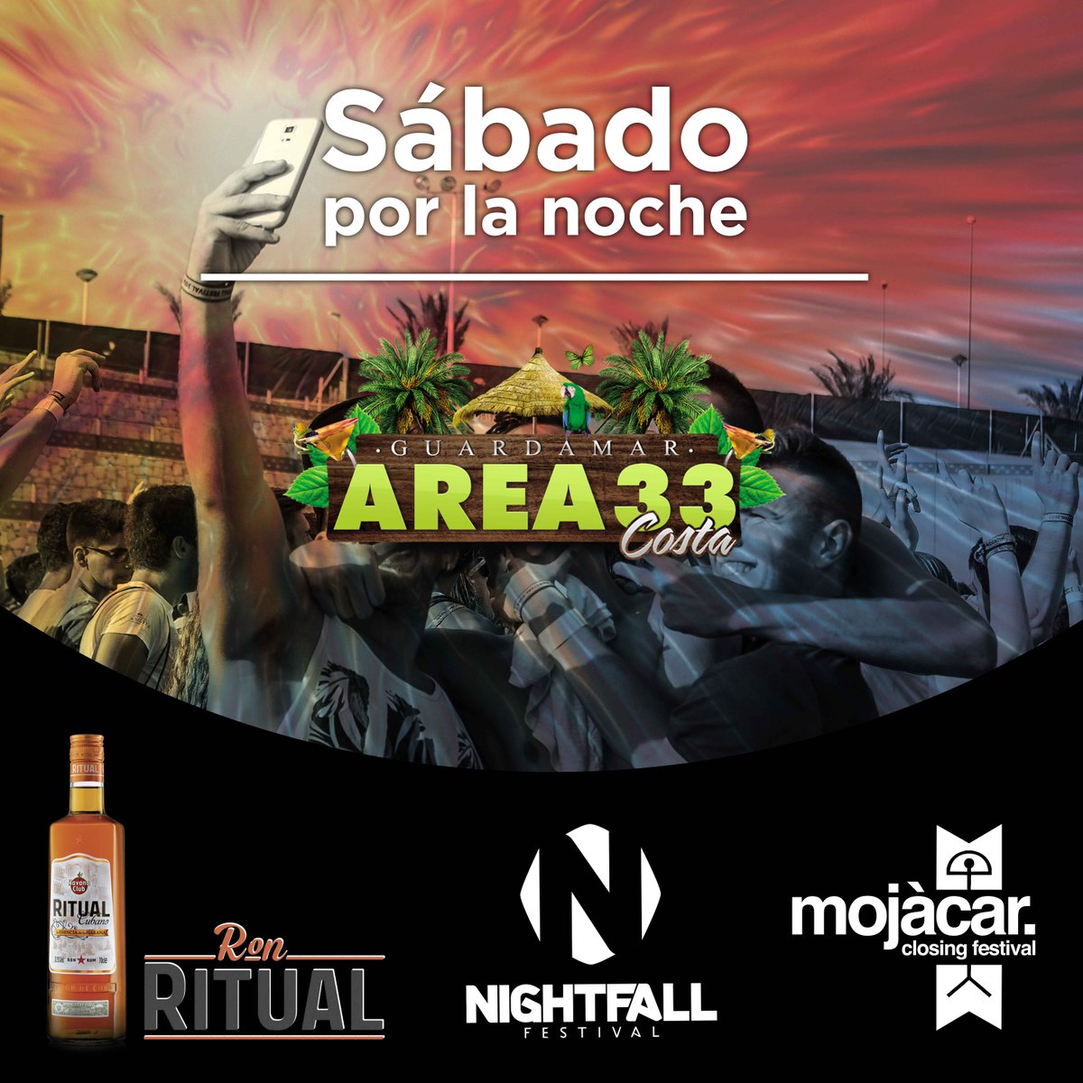 MojacarSBreak's tweet photo. ¡Esta noche doble fiesta! Te esperamos en Gaudi y Area 33 con lo mejor de MSB, @RonRitual y @Nightfallfest SORTEOS! http://t.co/dTH8sWe3pH