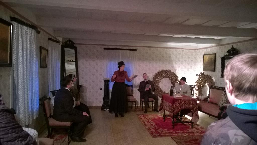 ervinsk's tweet image. #muzejunakts #Piebalga Kalna Kaibēnos teātris, Saulrietos ēnu teātris