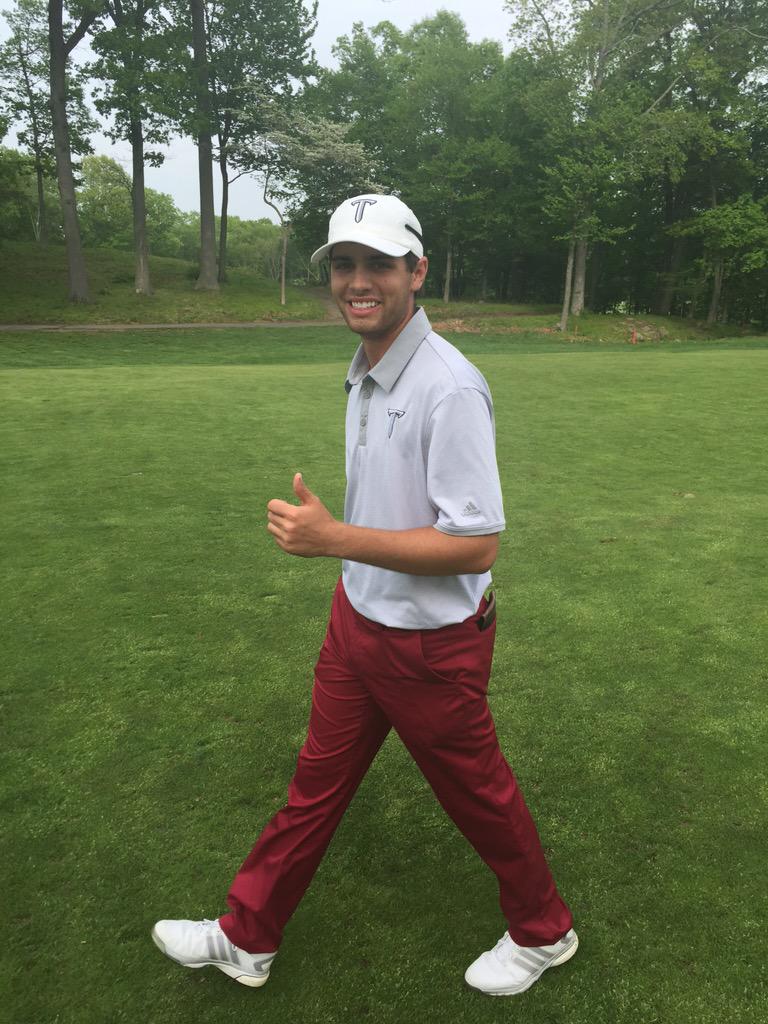 TroyAthletics's tweet photo. TOLVER DOZIER HOLES OUT FROM 138 YARDS on the first playoff hole!!! Dozier is heading to the NCAA Championship http://t.co/HoNhVBFwVC