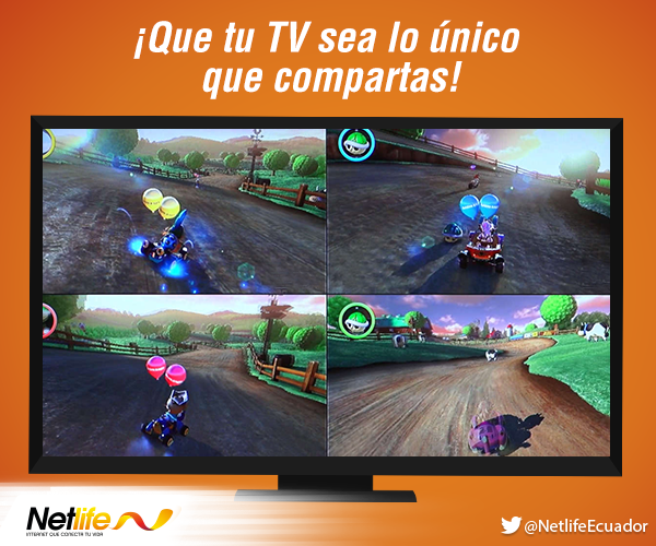 Netlife_IPFIBER's tweet photo. Comparte tu pantalla, no tu conexión. Con Netlife disfrutas de Compartición 2:1 siempre.  Infórmate como aplicar.! http://t.co/mFwuSFTW8m
