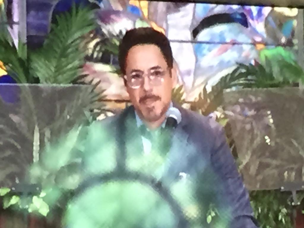 Robert Downey Jr. #paceacafemy graduation speaker