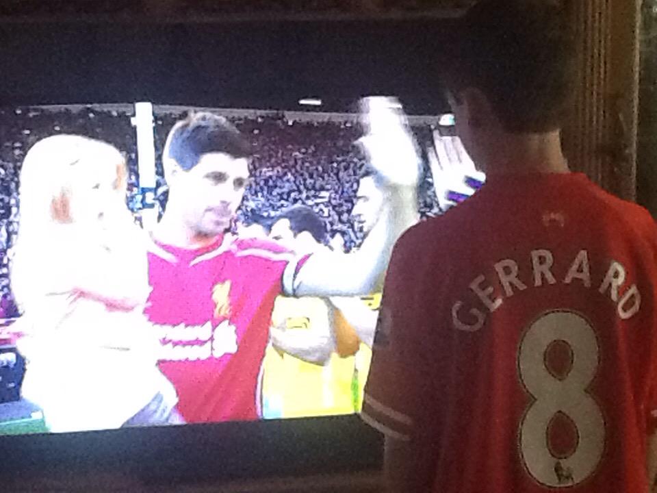 JimButtonow's tweet photo. Thanks Stevie G for being a great role model for 17 years #nbcsn #ThanksStevie http://t.co/K61hyBHwC6