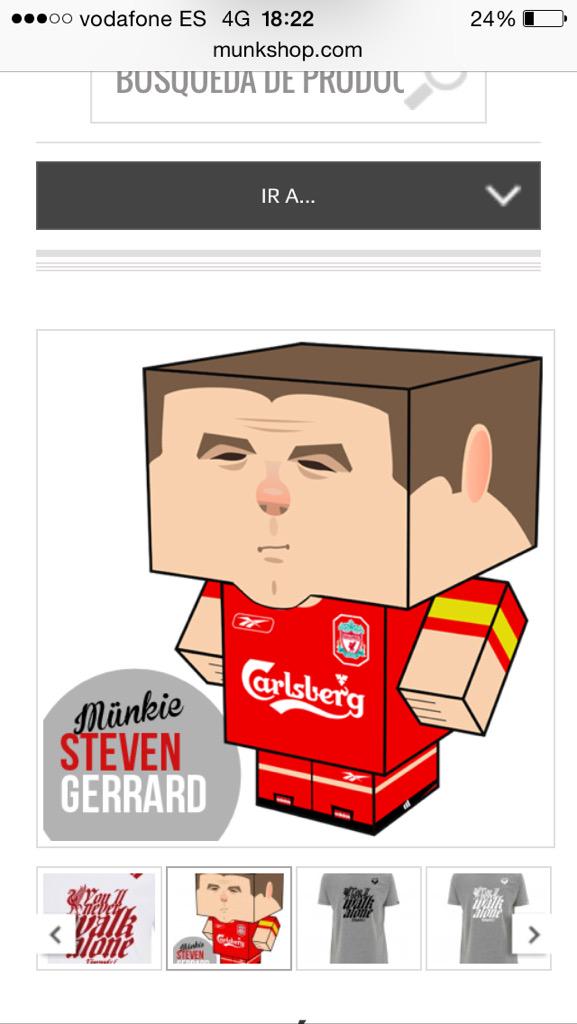 Munk_Official's tweet photo. Nuestro homenaje a un gran capitán/Our tributeto a great captain http://t.co/zfgRMyJUg4 #ThanksStevie #ThanksGerrard http://t.co/nhDA8HF4Oc