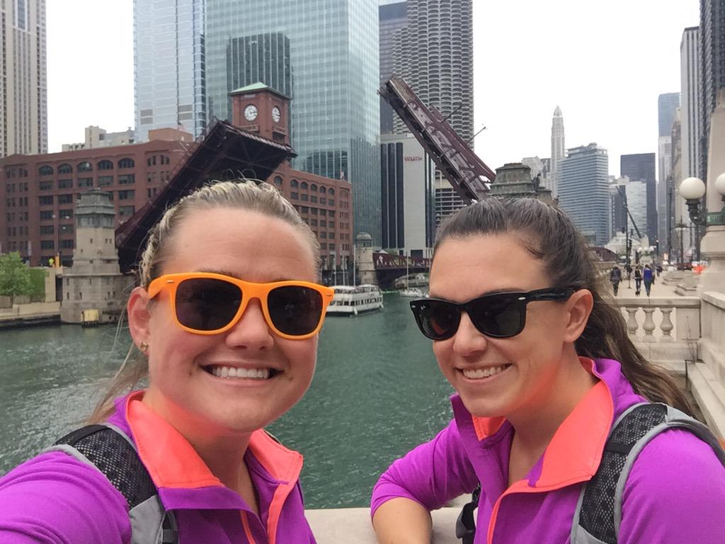 ThePPJs's tweet photo. Ready for @CityScapeAdven Chicago! First race of the season. #sistersbeforemisters #ppjs #snottyandgimpy http://t.co/EfEKG8yGMK