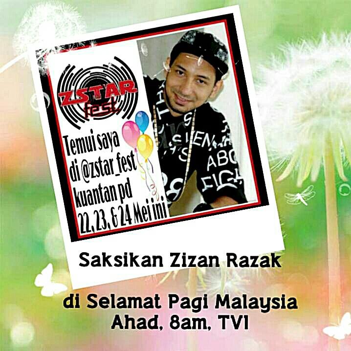 ZTF_Official's tweet photo. Jgn lupa bgn awal esok, saksikan @zizanrajalawak &amp; @Official_JoMeGo di Selamat Pagi Malaysia, TV1 pkl 8pagi..RT #ztf http://t.co/OmZ4n8kTQk