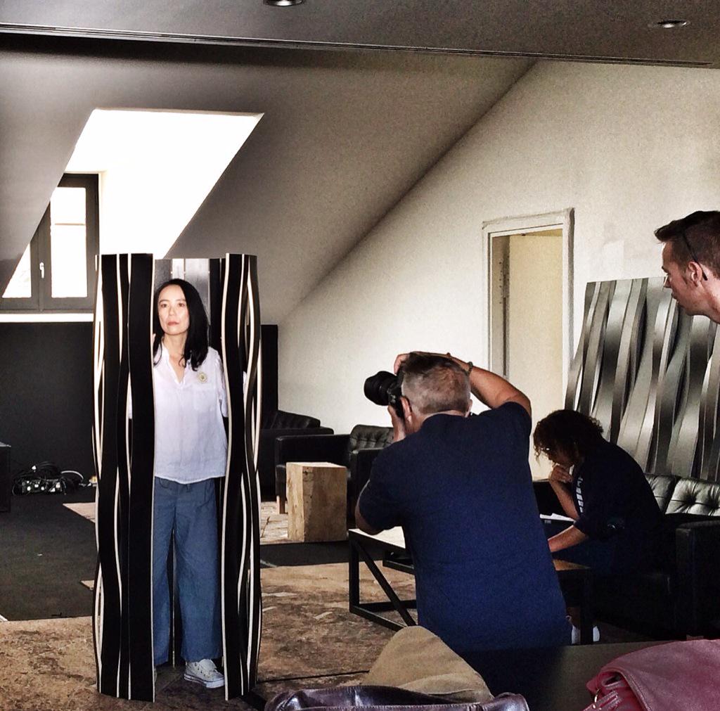 PascoAndCo's tweet photo. #Cannes2015 #NaomiKawase par @PhilippeQuaisse http://t.co/mXmmBUcMOy
