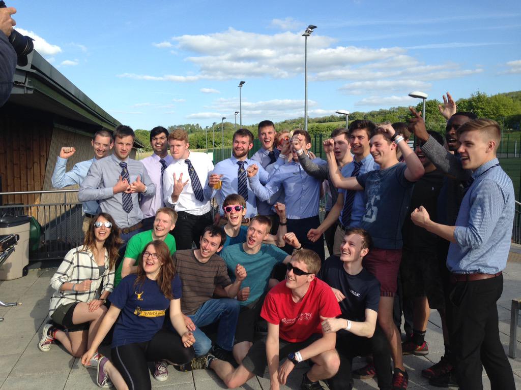 teamsurrey's tweet photo. And the GradSport winners 2015 are....UoS students!!! Congratulations all, great day of sport in the sun #blueandgold http://t.co/maXPm2srLv