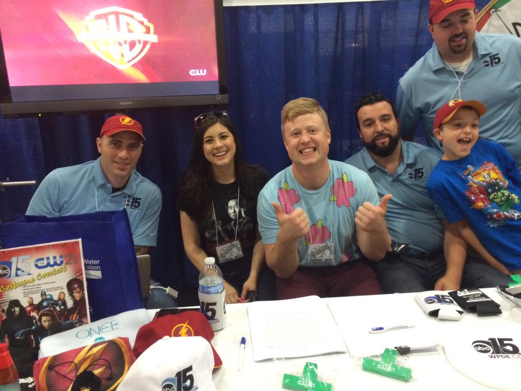 alenaleewx's tweet photo. Having fun at XCon. We have a booth! Come see us! #WPDE #xconmb http://t.co/5po2gfN3m7