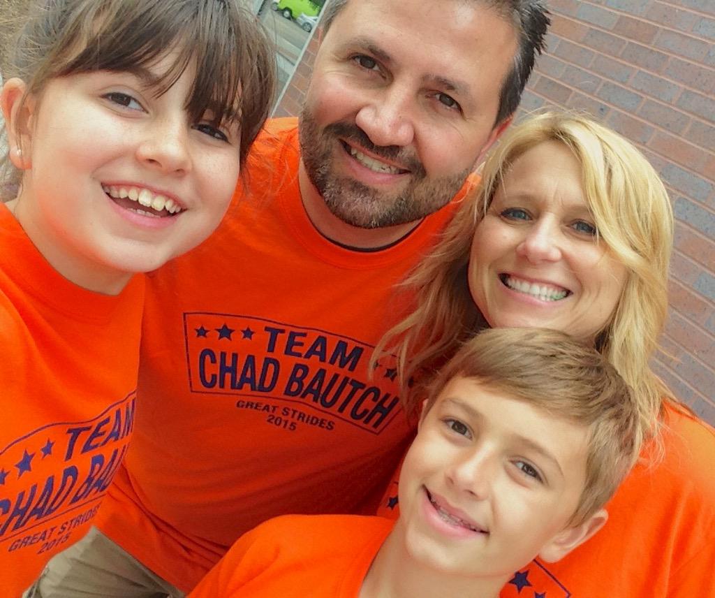 lacole3238's tweet photo. Supporting #TeamChadBautch walking the Cystic Fibrosis Walk this morning! #norain #CysticFibrosis #Bautch http://t.co/1MYv85EVWJ