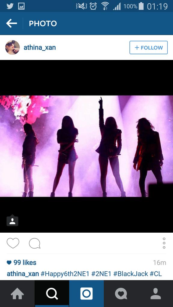 CL LIKED THESE THREE PICS AND THEYRE ALL UNDER THE #2NE1 HASHTAG 

#Happy6th2NE1