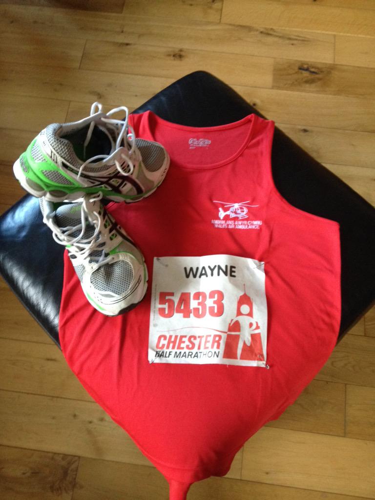 LexusChester's tweet photo. @chestermarathon @MitchellGroupUK Ready for tomorrow? #FeelingFit #notenoughtraining #MindIsWilling  #loverunning http://t.co/vP211Hoask