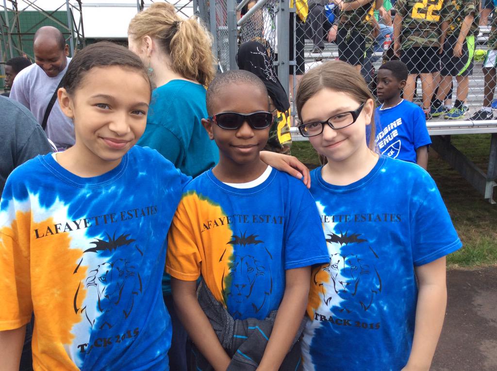 So proud of our track team - Awesome job today! <a href="/StephLWest/">steph west</a> <a href="/School25Lions/">Andrea Herbeck</a>