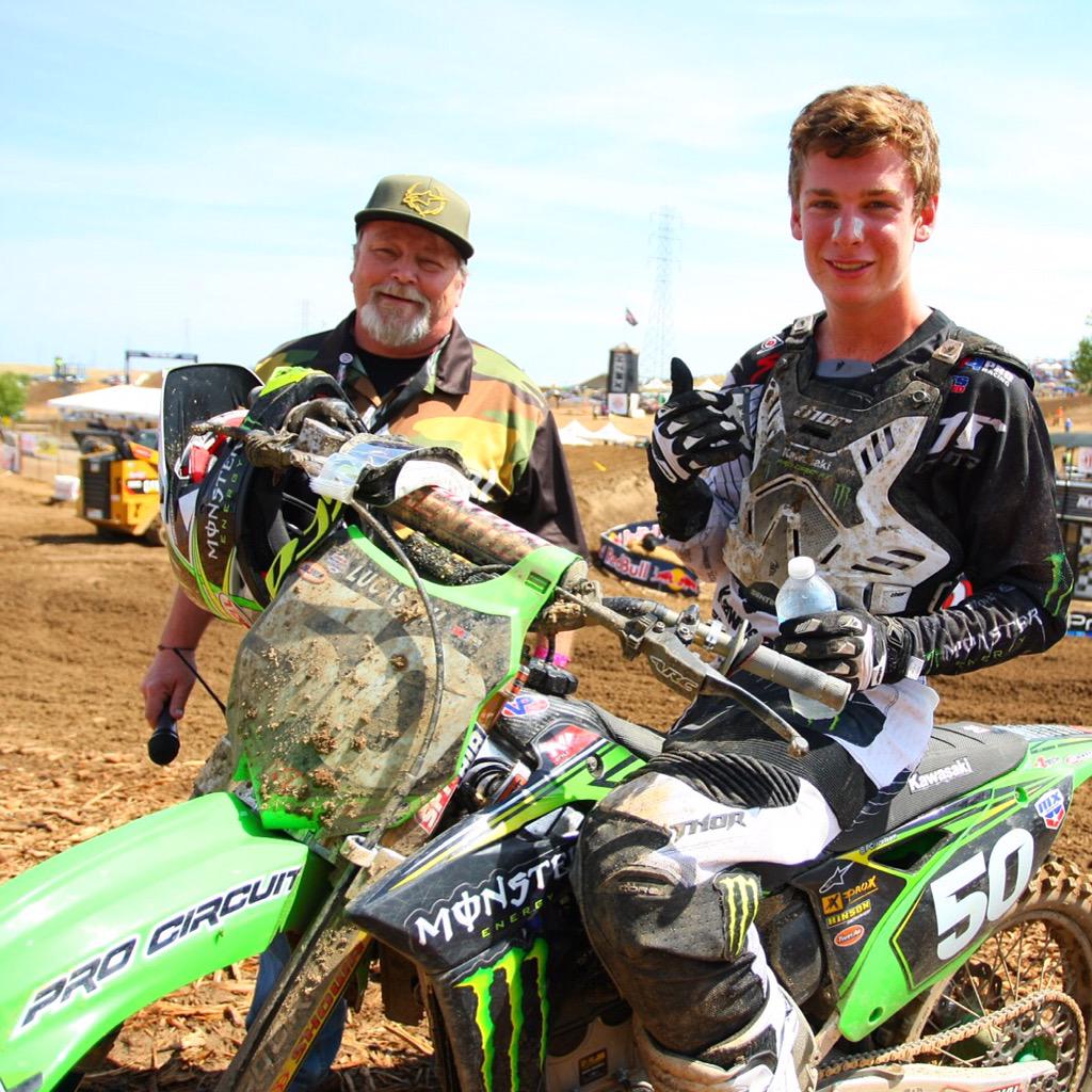<a href="/adamcianciarulo/">Adam Cianciarulo</a> grabbing the first 250 Bud Light Fastest Qualifier of the year. #ThisIsMoto 📷 @mattymattrice