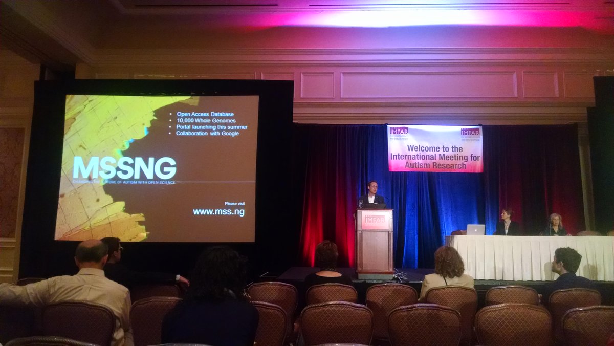 CSO <a href="/DrRobRingAS/">Robert Ring</a> discusses MSSNG, Autism Speaks’ project with Google to sequence 10,000 whole genomes at #IMFAR2015