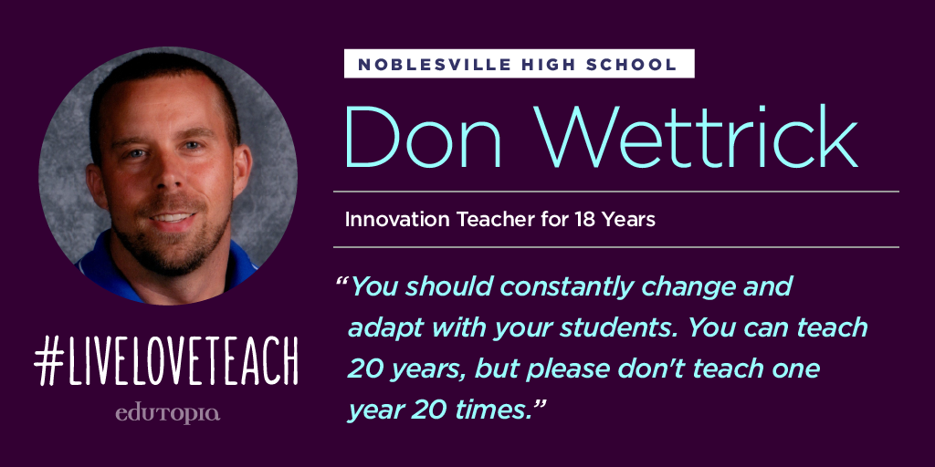 edutopia's tweet photo. Innovation is key. #LiveLoveTeach http://t.co/0dCbEMT1Ft