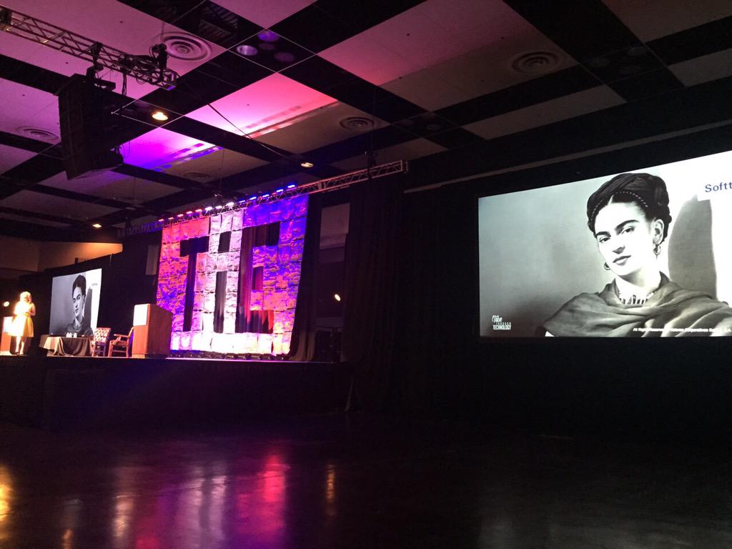 fferreres's tweet photo. Who'd have thought Frida Kahlo would be at #TiEcon ? India and Mexico two great nations. Blanca speech, great. http://t.co/s4f48RixbJ