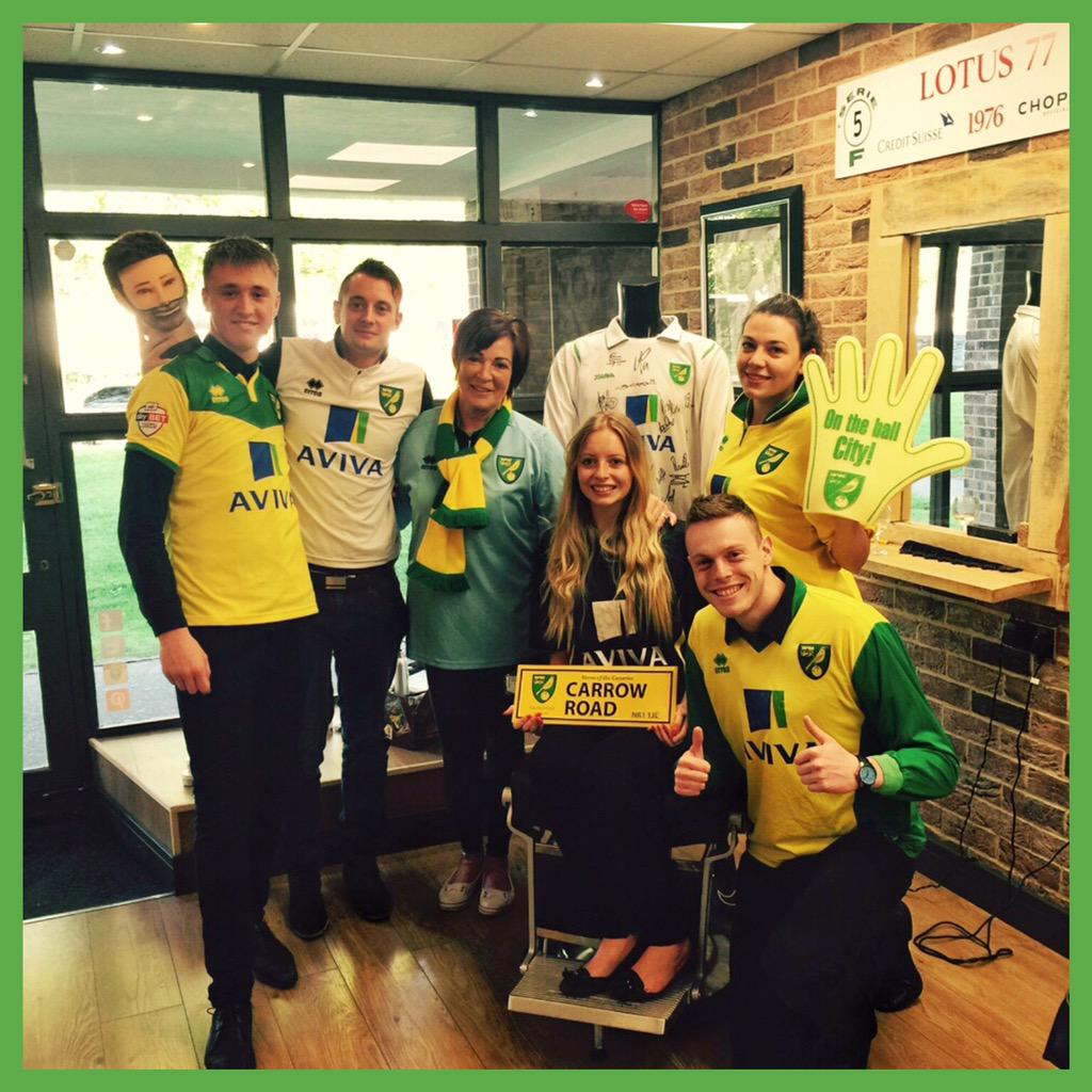McQueensbarbers's tweet photo. #McQueensbarbers &amp; #illusions team celebrate #NCFC's Fantastic win!

#PlayOffs2015 Wembley here we come! http://t.co/4lmQZ8InXA