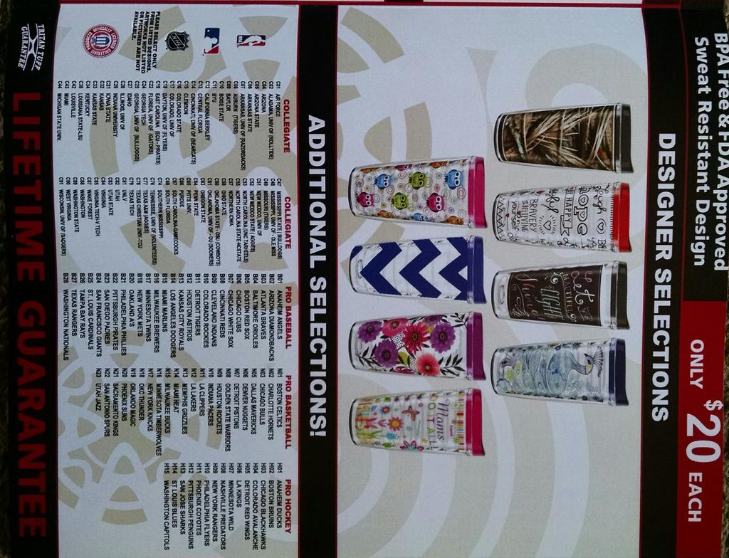 tobycrowSD's tweet photo. BV Baseball fundraiser hot/cold tumblers $20 most college &amp; pro teams (no NFL) + special BV Lynx option! Interested? http://t.co/RQiR7oxTkf