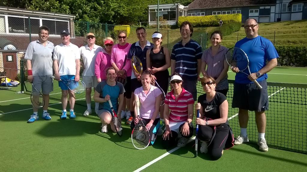 Great time had by all at our bring a non member doubles tournament.