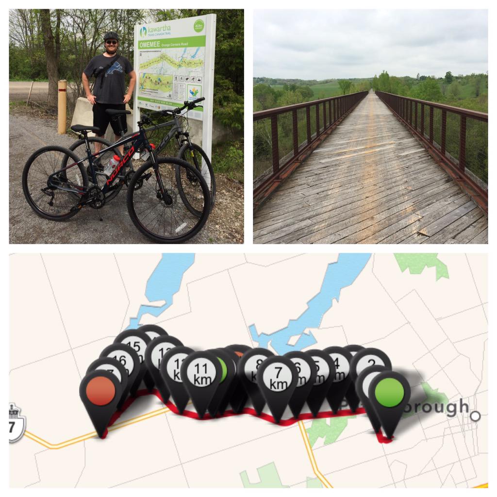 meghanbosephus's tweet photo. Getting out on the trails today and loving our new home in @Ptbo_Canada #bikeptbo http://t.co/wZNgPVAqM6