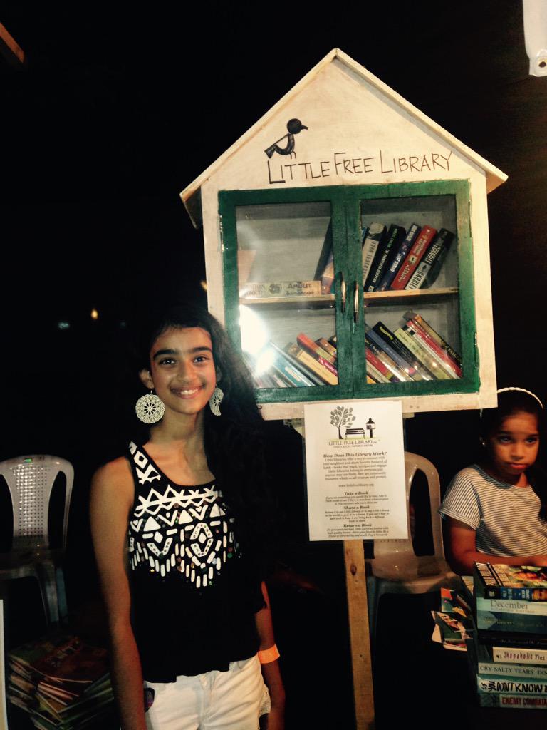 lflmumbai's tweet image. We were at the #BombayLocal  today to promote the concept of Little Free Libraries :)