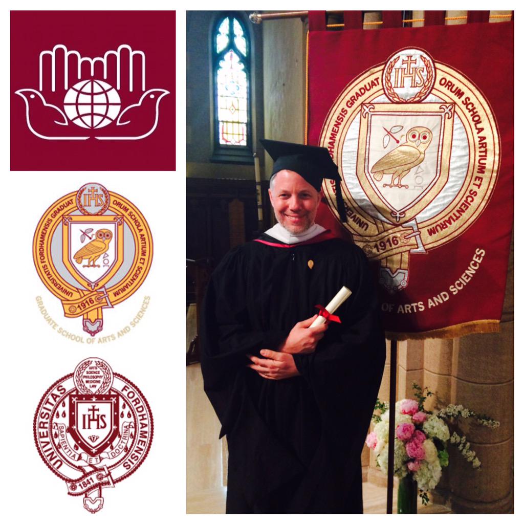 IIHA_Fordham's tweet photo. It's official! 1st @FordhamGSAS #IIHA #MIHA grad Ferdinand von Habsburg-Lothringen! #Fordham2015 @fordhamnotes http://t.co/TcI7lmoDuj