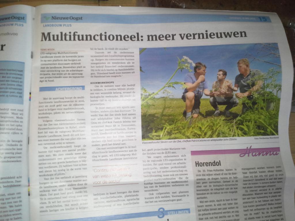 2/2 ook landelijke aandacht voor onze workshops en projecten. Mooi artikel in @nieuweoogstnu