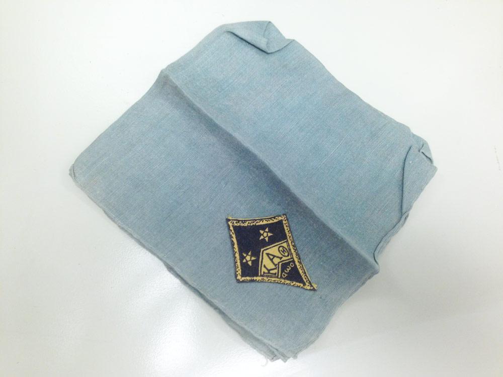 A recent donation to the archive! A hankie of Eugenia Neu Shiley, <a href="/Indiana_KAO/">IU Kappa Alpha Theta</a>, circa 1937. #ThetaHistory #Theta1870