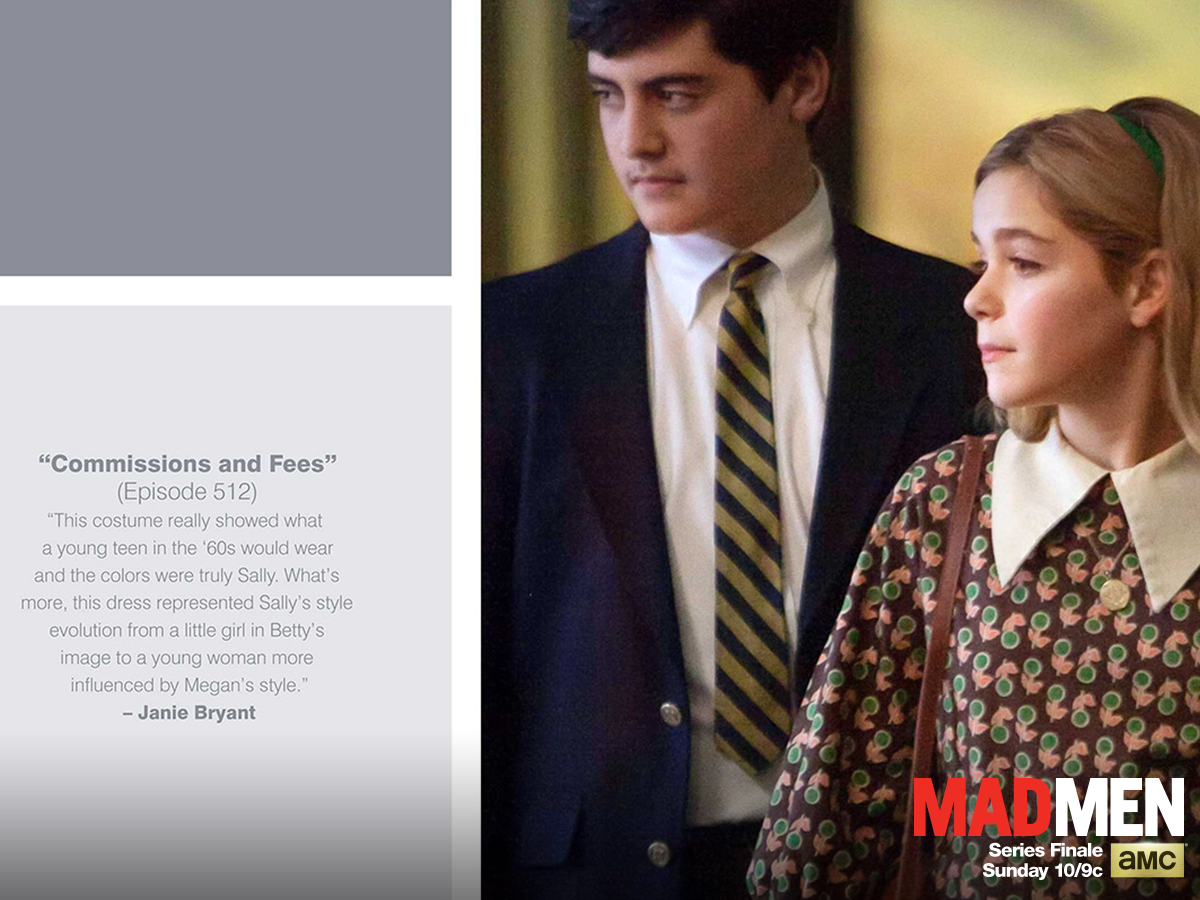 MadMen_AMC's tweet photo. Sally’s so fashionable. The #MadMenMarathon continues until the series finale tomorrow at 10|9c. http://t.co/sMLtvdxJvT