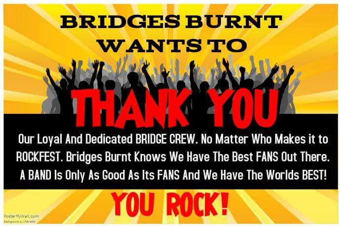 Bridges_Burnt's tweet photo. From all of us to you! http://t.co/k9Z1uzj7VW