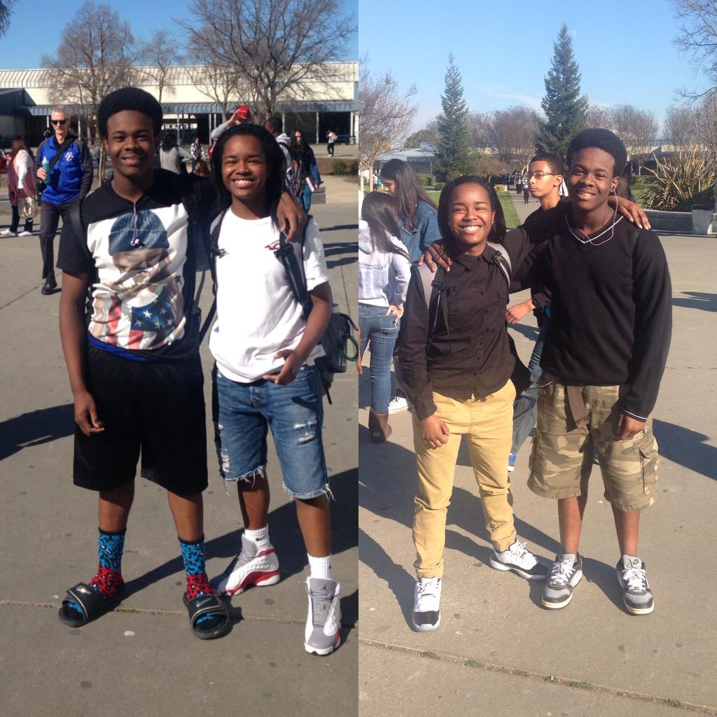 Helen_harper11's tweet photo. "Are you guys related" @Demarrea97 http://t.co/qOskYVhiAW