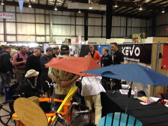 Live vacuum forming demonstrations by Creation Hardware <a href="/makerfair/">Maker Fair</a> <a href="/makerfairekc/">MakerFaire KC</a> #makefaire