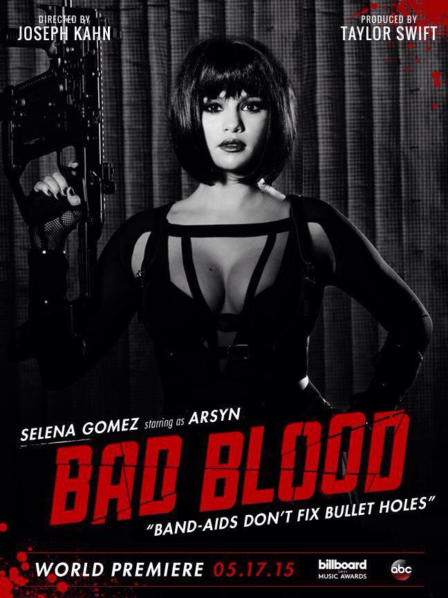 Selena_Fan_FR's tweet photo. INFO : Selena sera Arsyn dans le clip Bad Blood de Taylor Swift, qui sortira lors des Billboard Music Awards. http://t.co/70ozfbGkHH