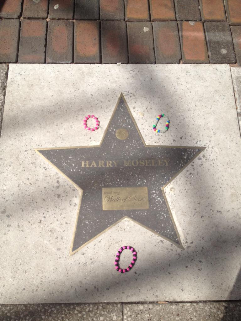 Rosie_UnionJ_1D's tweet photo. I Was In Town Today So I Went To Visit This Bright Star On Board Street! R.I.P. Harry Moseley ❤️🌟👼😘Xx @harry_moseley http://t.co/CO8z1Hxe4O
