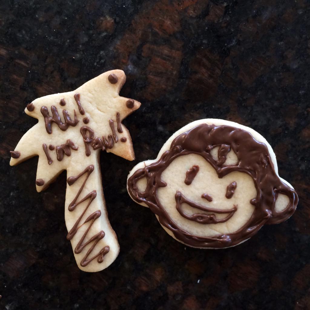 anabphoto's tweet image. I made some monkey cookies for a baby shower &amp;amp; I ended up making my childhood hero, Paul. #dnaproductions