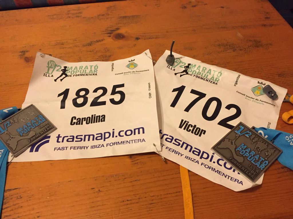 #FINISHERS!!! 💪🏻💪🏻💪🏻 Formentera's Half Marathon! #caloretFormenter <a href="/cpascualk/">Carolina Pascual</a> <a href="/proamtraining/">Club ProAm</a>