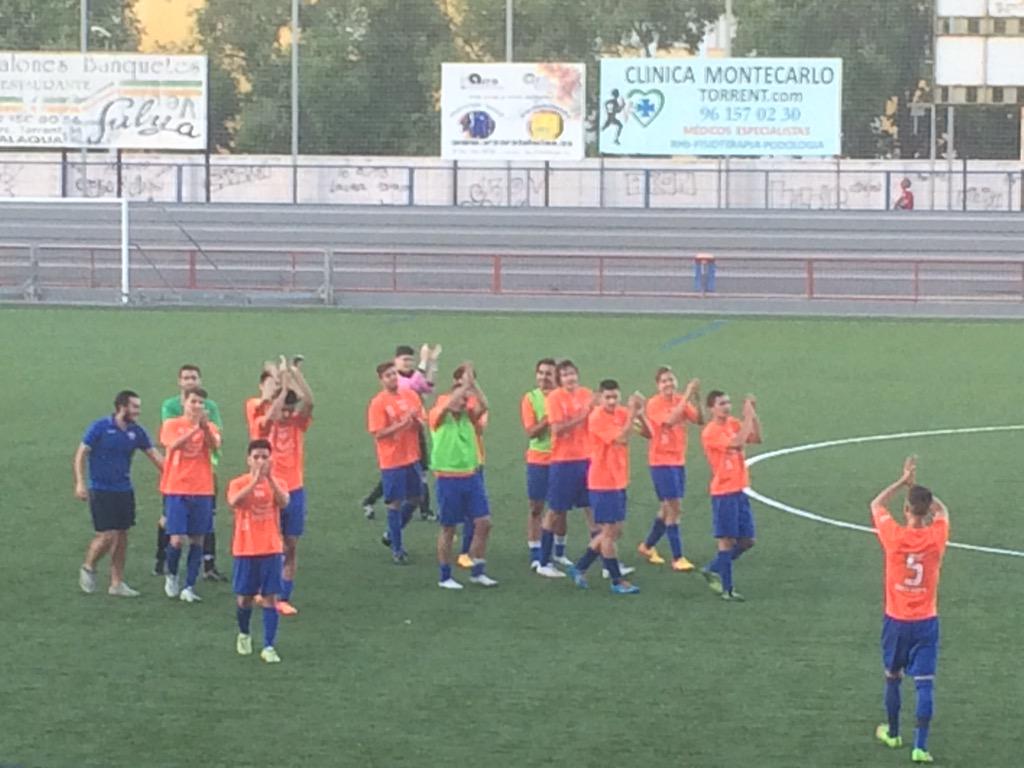 Victoria y gran partido del Juvenil en este primer partido de promoción. Ciutat de torrent 3 - Alcudia 2