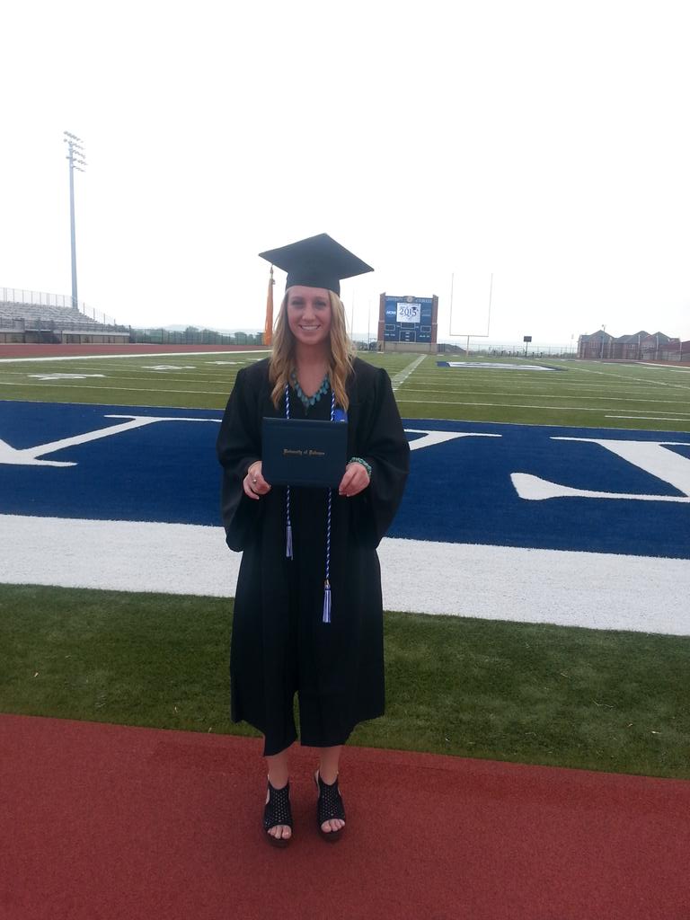 Congrats to Torri on her graduation from the University of Dubuque with a BS in nursing. Good job.
