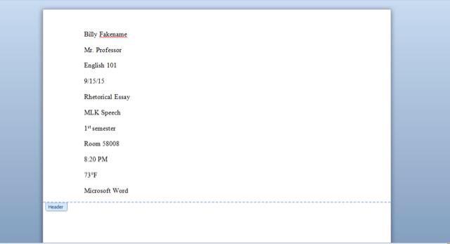TheColIegeLife's tweet photo. When you gotta make a header for a 10 page essay http://t.co/4rqY6A36i9