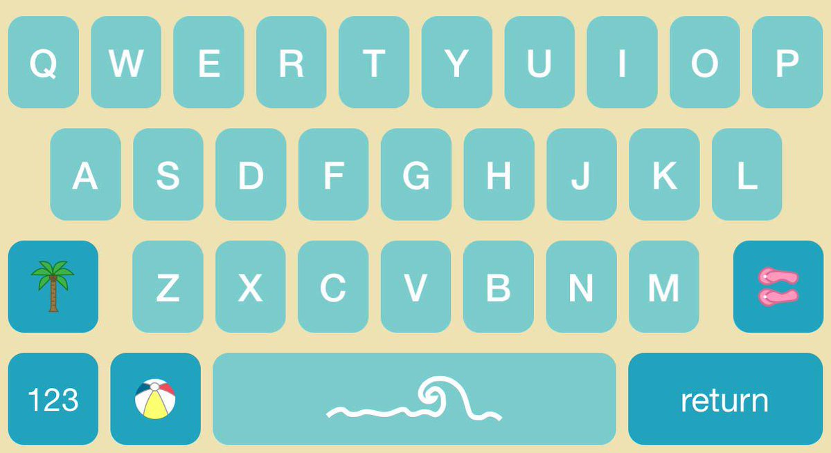 bostic_k's tweet photo. I am ready for summer! 😎☀️ Just unlocked "Sandy Beach 🌴☀️" theme in @ThemeboardApp https://t.co/JGcvvdFtW1 http://t.co/1A4S1dfUPM