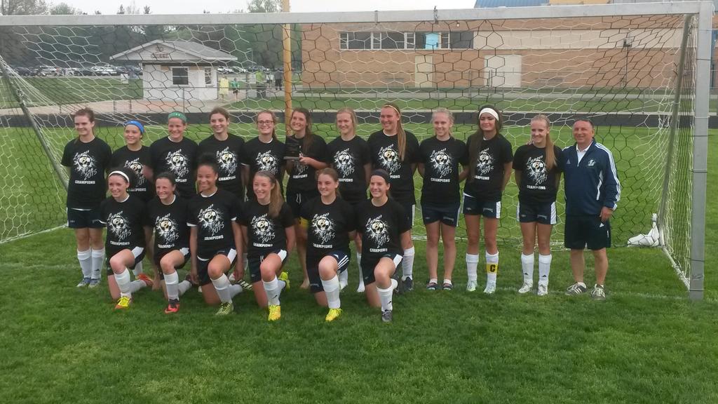 Lapeer Lady Lightning JV soccer tournament Champs