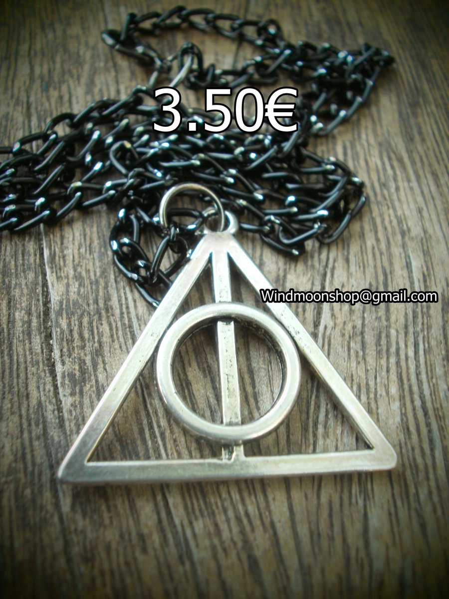 windmoonshop's tweet photo. Reliquias de la Muerte (Harry Potter). El envío son 4.50€ http://t.co/VLclpyFUPi