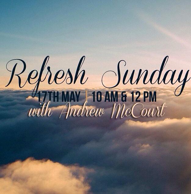 Tomorrow morning at both our morning service we have Pastor Andrew McCourt from CFC Belfast!