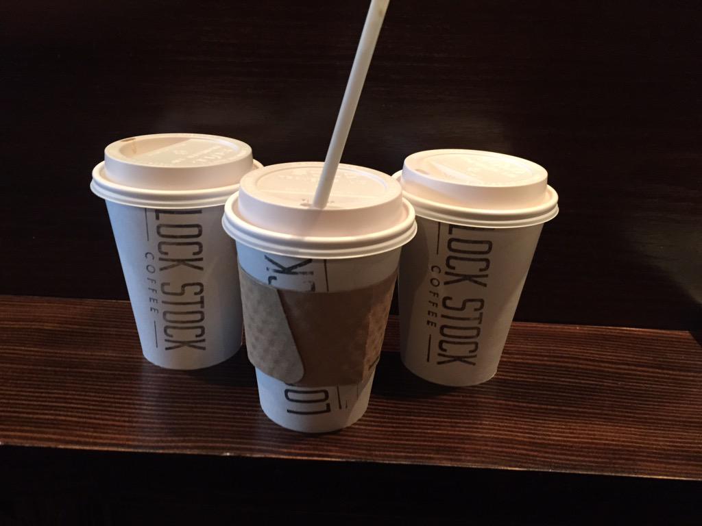KelbaToast's tweet photo. If u havent been 2 @LockStockCoffee yet you have 2 go! Amazing coffee w/ @Kosser81 @alysensb #yeg #yegdt #yegcoffee http://t.co/wcisZC2R3N