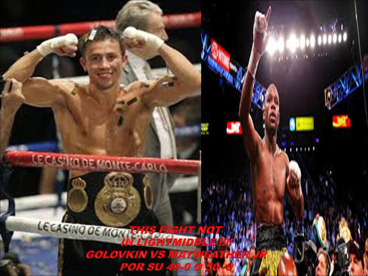 azuljavimata's tweet photo. Seguro esta Fight no se dará nunca Xq #FloydJr NO qiere perder su invicto !! d 49 o 50 - 0 !! verdad @GGGBoxing ? http://t.co/07Qgi4q47P