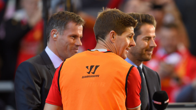 SkySportsPL's tweet photo. Liverpool must adopt mass rebuilding project to replace Steven Gerrard, says Jamie Redknapp http://t.co/DxYumKryJR http://t.co/nQuS8LidvZ