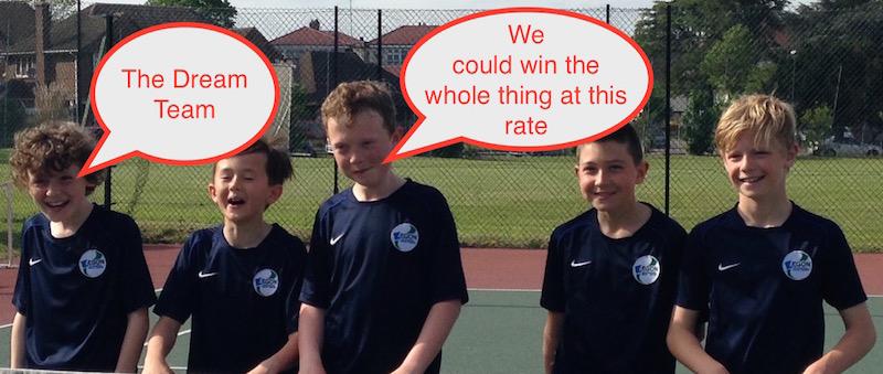 westcliffhard's tweet photo. The Dream Team cruise to victory again against Drummend. Nothing can stop them now. #essex #tennis #smashingaces http://t.co/h1NV6VzA6x